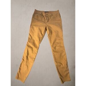 prAna Slim Straight Leg Pants Brown Cotton Blend Women’s Size 12x31